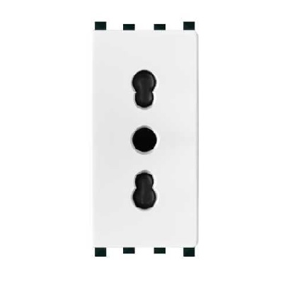 BPresa 2P+T 16A Compatibile Plana